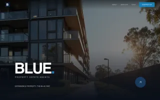 Blue. Property — live client site