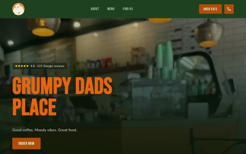 Grumpy Dads Place website preview